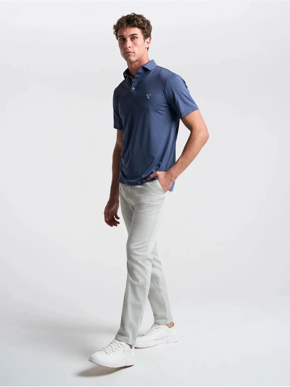 Birddogs Men’s Stretch Khakis Cool Gray Size 32 x 34 Built-in Liner